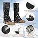 likloks Adjustable Leg Gaiters for Men & Women - Lightweight & Waterproof - Hiking Boots Gators for Snow, Trail, Trekking, Hunting, Climbing, L-XL
