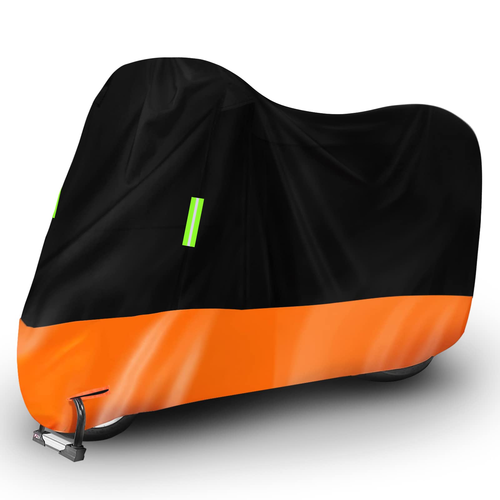 SAPUBK Waterproof Motorcycle Cover Replace for Harley Davidson Touring Road Glide Limited/Ultra Limited with Anti-Theft Lock Hole for Outdoor Rain Snow Protection (101 to 108inches, with Trunk)