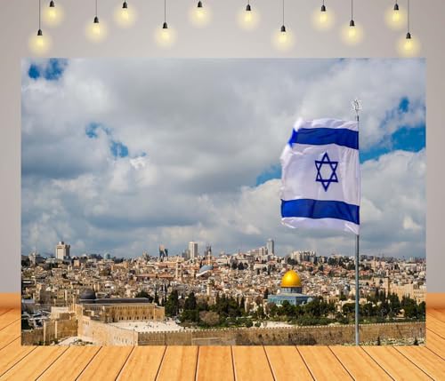 Fondo Fotográfico Ciudad de Jerusalén 210x150 cm miniatura 1