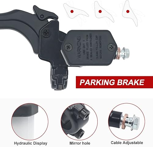 Miniatura 2 de Triumilynn 2050078 Cilindro maestro de freno para Polaris Sportsman 500 1996-2001, Sportsman 335 1999-2000# 2050072 5131146, delantero izquierdo