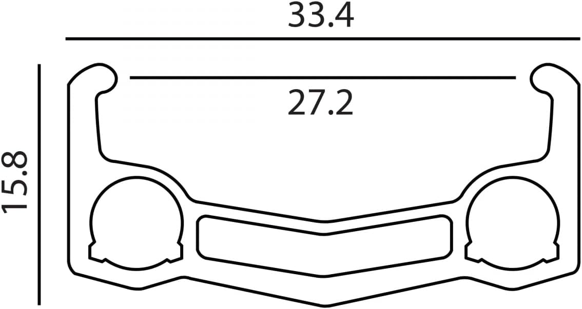 16" Alienation Black Sheep Double Wall BMX Rim - 36h - Black