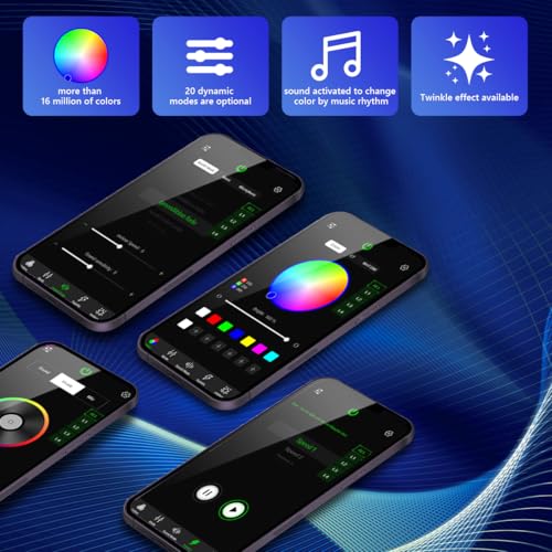 Image of AMKI 4 Color 36W Twinkle Sound Mode RGBW 4 Ports Light Source Engine Driver Remote /APP Control Starlight Box Motor for Fiber Optic Star Ceiling Light Kit