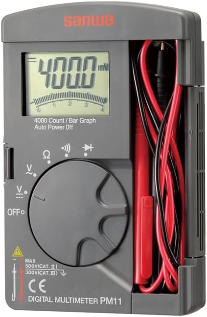 Giltech GuliTech Japan Sanwa PM11 Digital Multimeters Pocket Type,Tough Compact ...