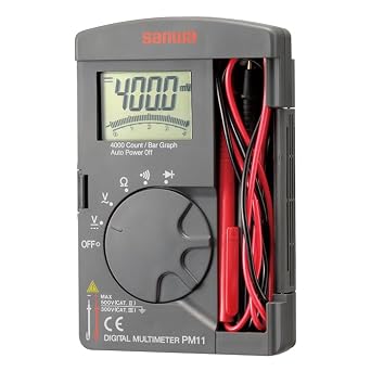 Japan Sanwa PM11 Digital Multimeters Pocket Type,Tough but Compact DMM 4000 CountPM11
