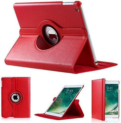 RKINC for Apple iPad 2/3/4 Case, 360 Degree Rotating Stand Case Cover with Auto Sleep/Wake Feature for iPad 2/3/4(11 Colors) This case is for Apple iPad 2 3 4 (Red)