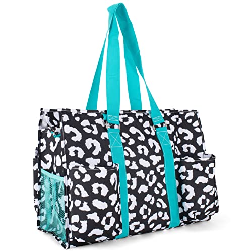 Southern Couture Patterned 18.5 x 13.25 Polyester Fabric Pocket Tote Bag