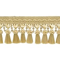 DÉCOPRO 4 Po. Franges élégantes à Pampilles Et Perles Avec En