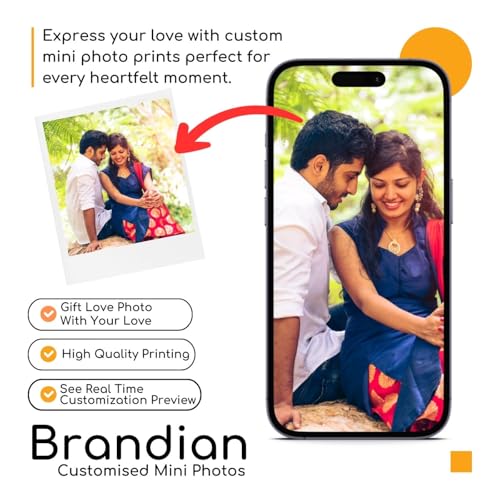 Image of Brandian | Pack of 36 | Custom Photo Prints for Birthday, Anniversary & Love Gifts | 4x3 Inch | Wall Art