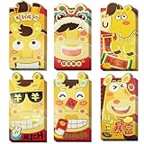 Traditionelle rote Umschläge, chinesisches Neujahr 2026, chinesische rote Umschläge, sanftes Segeln und sofortiger Erfolg, ältere Menschen, Neujahr, Geld, Geburtstag, Party, Urlaub, Hochzeit