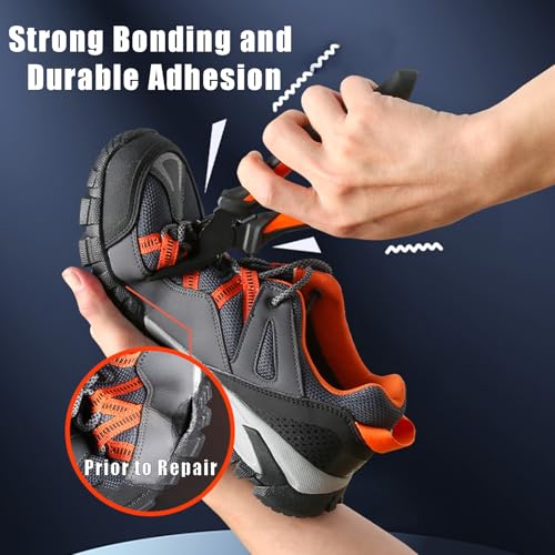 Professional Grade Shoe Glue Repair Adhesive, Heavy Duty Shoe Goo: Low Odor, No White, No Hard, 1.05 fl oz2