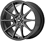 MOTEGI MR127 17' Inch 5x100 4 Wheels Rims 17x8 +38mm Black