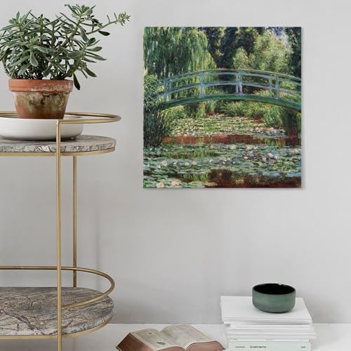 Toile Monet Giverny nénuphars décoration murale bureau salon maison