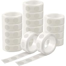 UPINS 800 Pcs Point Dots Balloon Glue Removable Adhesive Point Tape, 8 Rolls Double Sided Dots Stickers for Craft Wedding Decoration