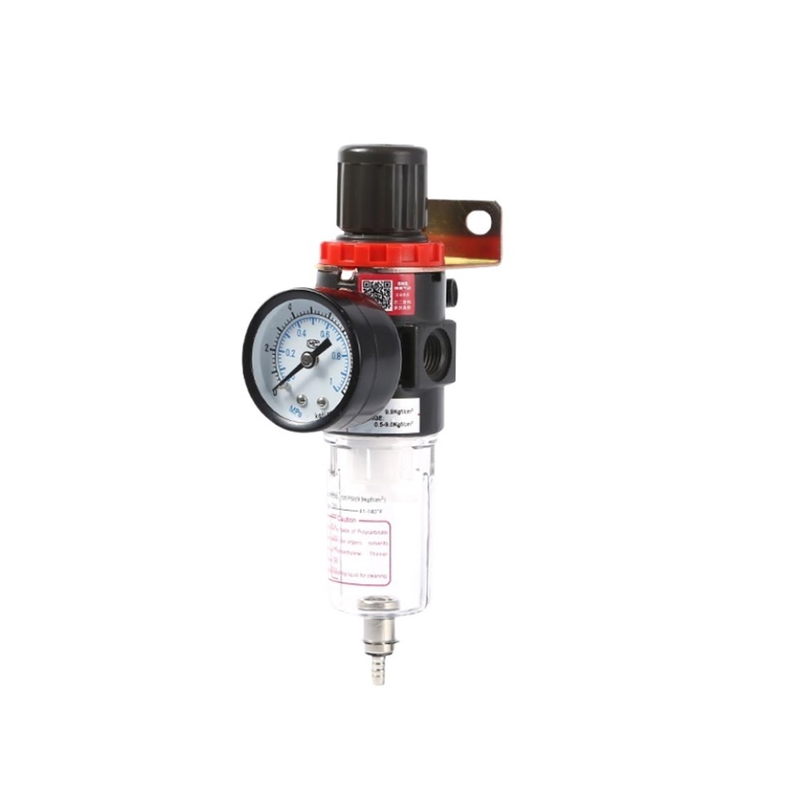 AFR2000 Filtro pneumatico Unità di trattamento aria regolatore di pressione interruttore manometro (AFR-2000 con PC-10)