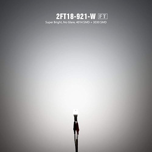 Miniatura 5 de Ahorra un 10% en el paquete de 10 bombillas LED de tamaño 194 y combo de luz de respaldo LED 921..