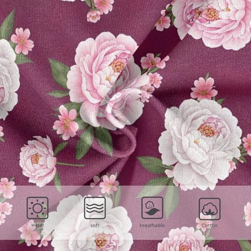 Joisal Print Toddler Girls Underwear 2t Cotton Panties Little Girl Vivid White Pink Flowers Briefs Girls Undies3