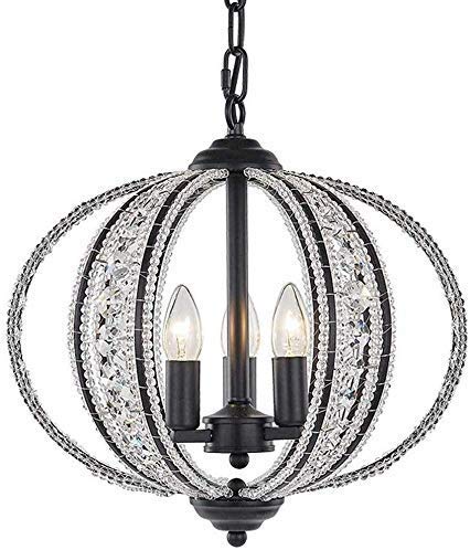 Plafonnier cristal moderne et lustre boule E14 pour salon