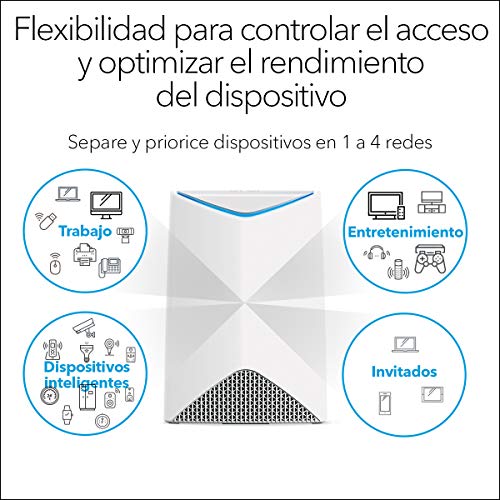 Netgear-Orbi-Pro-SRK60B03-Sistema-WiFi-Mesh-tribanda-AC3000-con-1-Router-y-2-repetidores