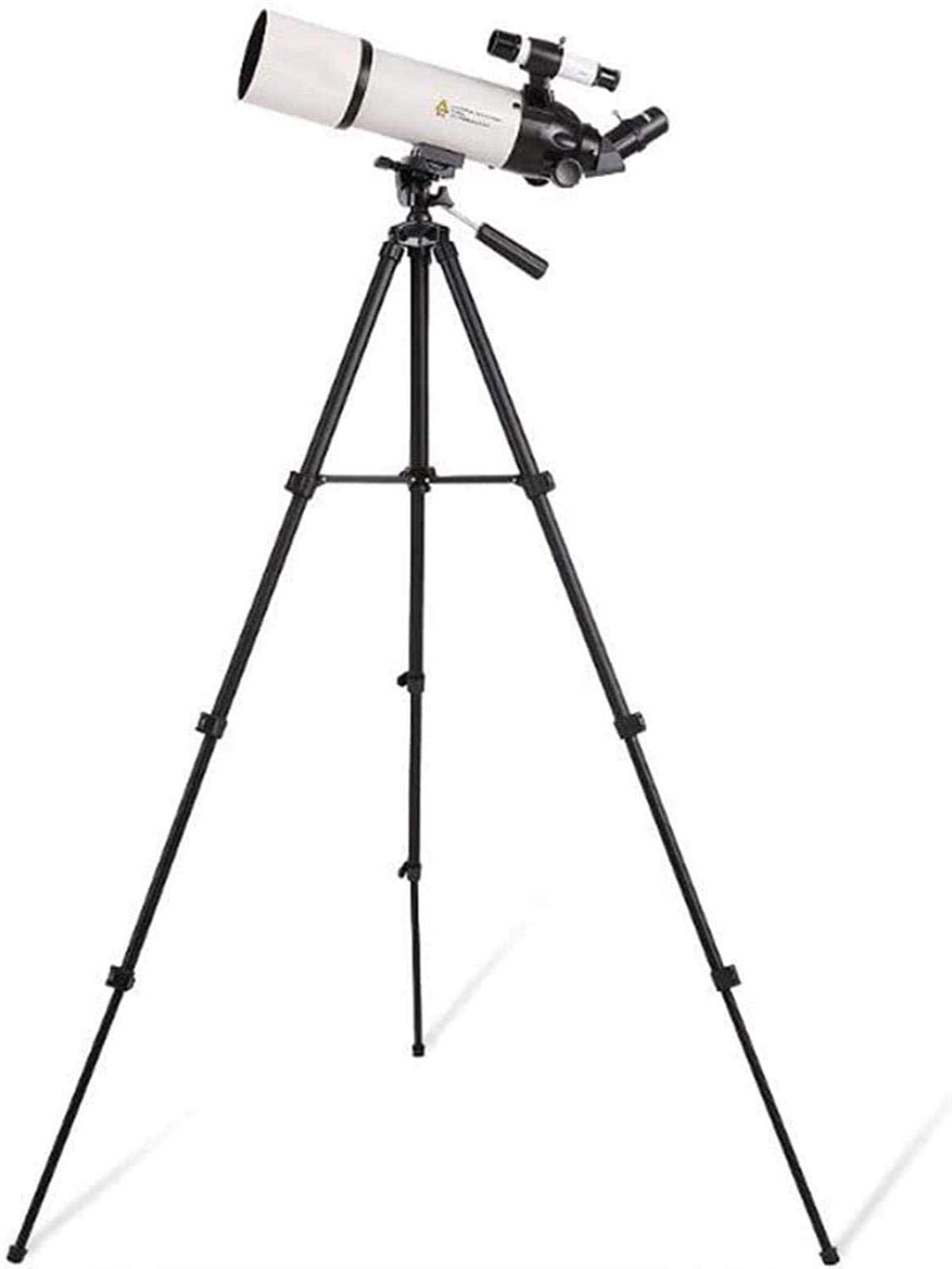 Télescope astronomique réfracteur à Monture AZ Ultra HD, Ouverture de 80 mm, 400 mm, pour débutants - Télescope de Voyage, pour intérieur/extérieur