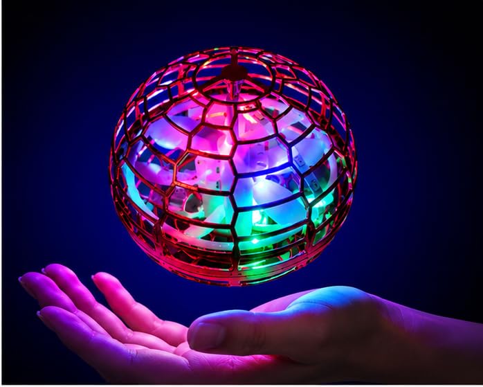 Magic Flying Spinner Ball with RGB LED Lights | Hand Controlled Hover Orb | USB Rechargeable Boomerang Flying Ball | Safe Indoor & Outdoor Toy for Kids, Teens & Adults | Multicolor-image-21
