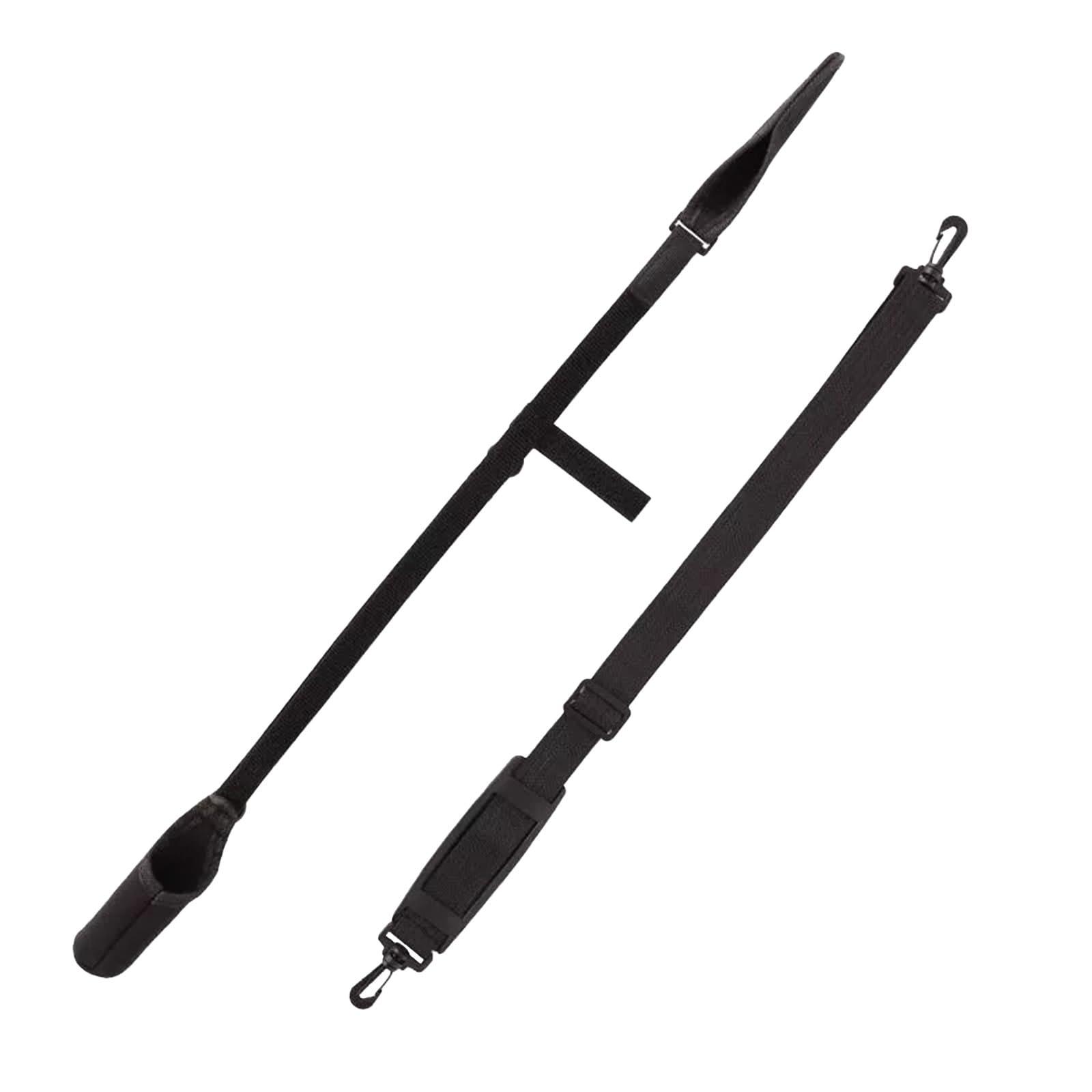 Protector de Caña de Pescar Ajustable en Neopreno Magic Baits - Cinta Protectora Duradera y Resistente para Cañas de Pesca de Dos Piezas, para Transporte Seguro y Protección Óptima (Negro, 1 Par)