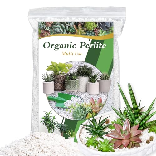 Organic Perlite for Plants Enhances Soil Drainage and Aeration Perfect Perlite for Plants Indoor & Outdoor Horticultural Perlite for Gardening Perfect for Potting Mixes 1QT