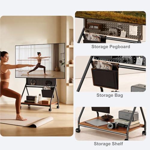 Soporte móvil para TV con ruedas 32-85 pulgadas miniatura 4