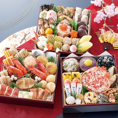 【おせち 解凍不要 冷蔵 盛付済】京都祇園 料亭「岩元」監修おせち 匠 [三段重 47品目 約3～4人前] 12/31お届けのサムネイル