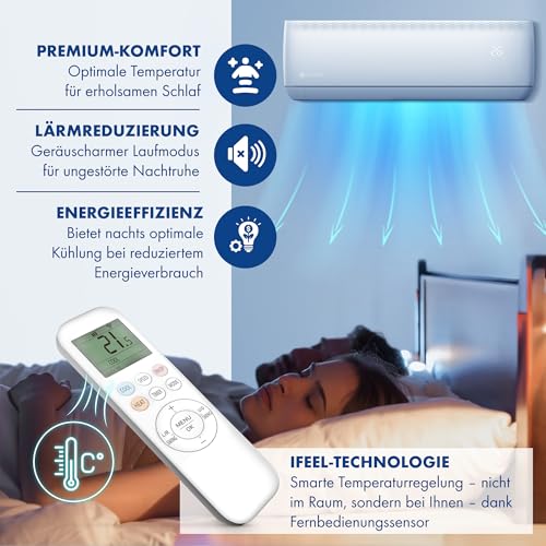 Multisplit-Klimaanlage Zeniro mit 3 Innengeräten und Heizfunktion