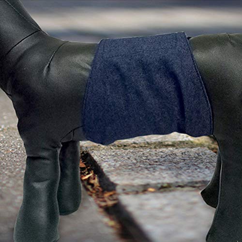 Calça sanitária POPETPOP para cães de estimação, calça fisiológica de algodão lavável para filhotes,