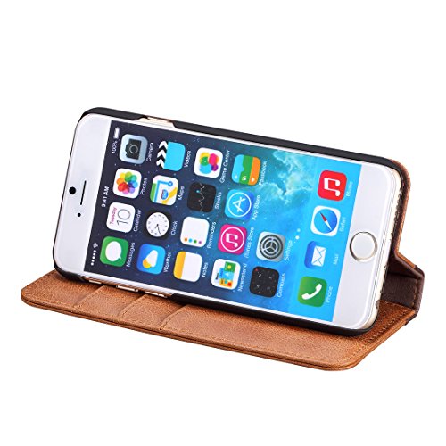 Lensun Cover iPhone 6 Plus / 6S Plus, Vera Pelle