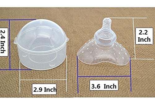 Miniatura 6 de Finever pezones de contacto premium para lactancia materna con dificultades de pestillo o pezones planos o invertidos no tóxicos 1 paquete