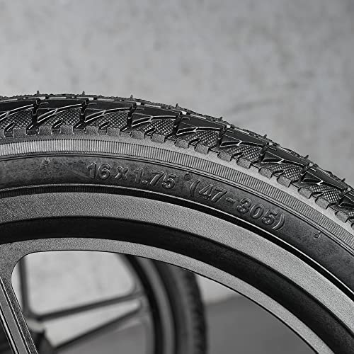 Rear 16×1.75/2.125 Tires and Tubes Compatible with 3-Wheeler Gear Jogging Troller Models (Both Single and Double Strollers) Including Revolution SE/Pro/Flex/SU/Ironman - Thumbnail 3