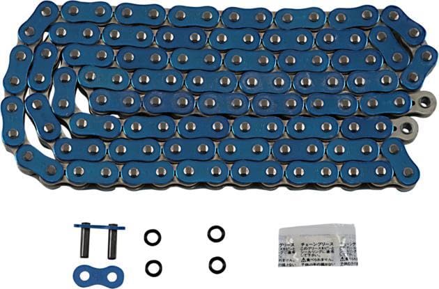 ATV&UTV Replace Parts & Accessories for EK 530 ZVX3 ZX-Ring Chain 120 Links Metallic Blue Mod-BBM45-FV24407