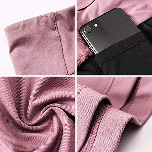 Saia esportiva feminina, Romacci Saia esportiva feminina de cintura alta de secagem rápida com babad