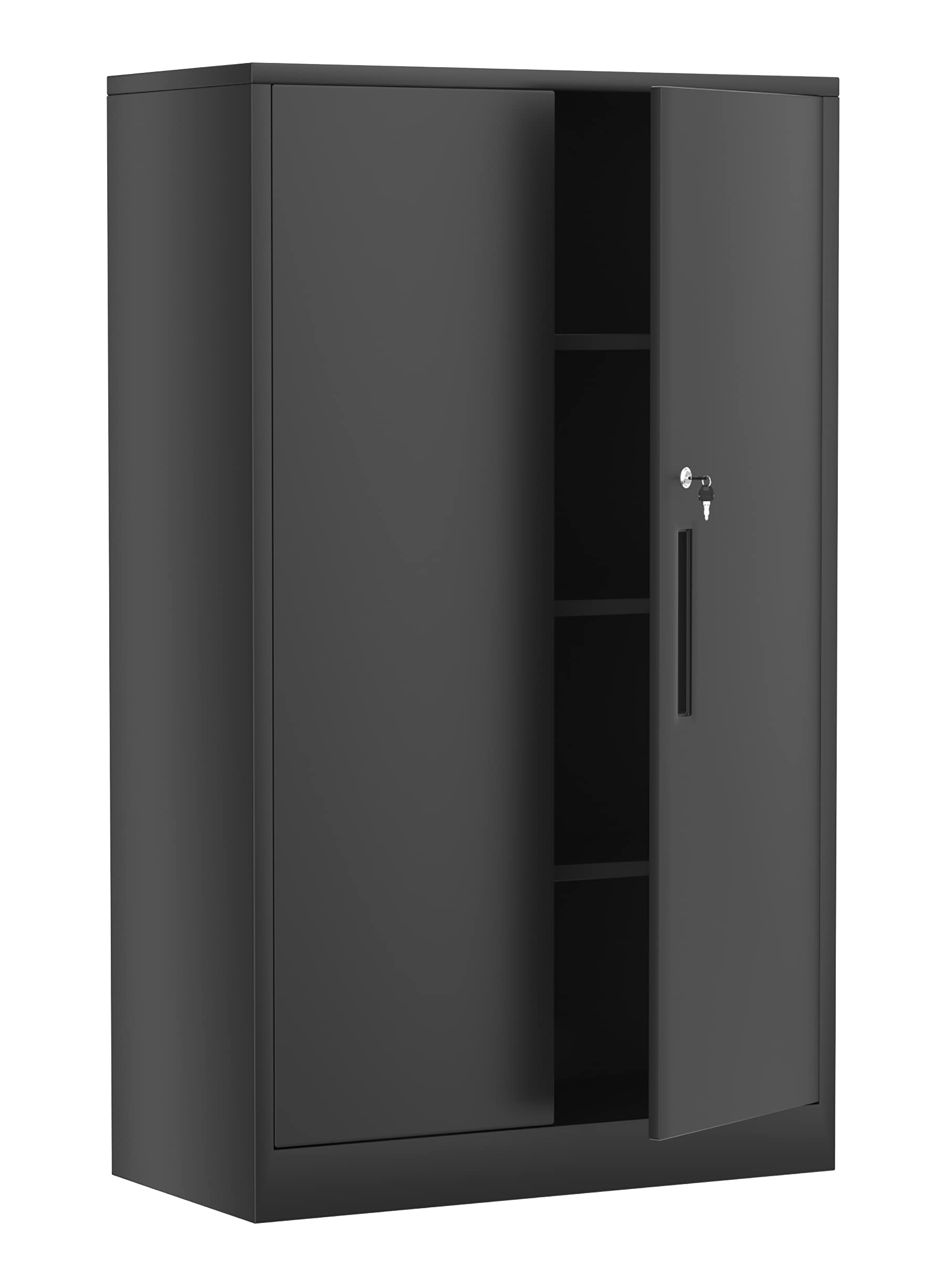 Buy Metal Storage with Locking Doors and 3 Adjustable Shelves