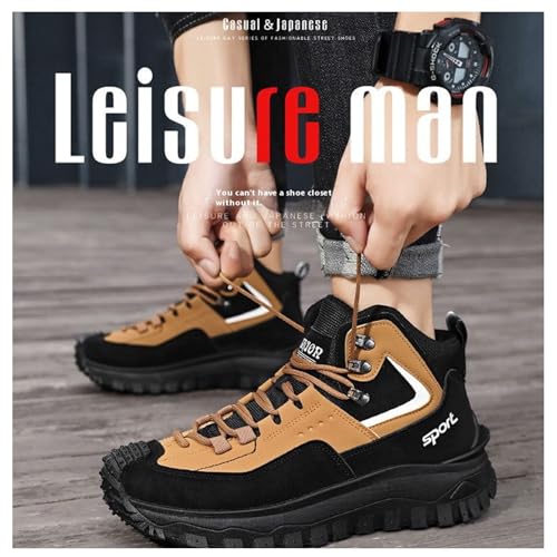 The First Young Shoes Men,The First Young Steeltoe Boots,Men's Safety Orthopedic Hiking Shoes for Outdoor Boots2