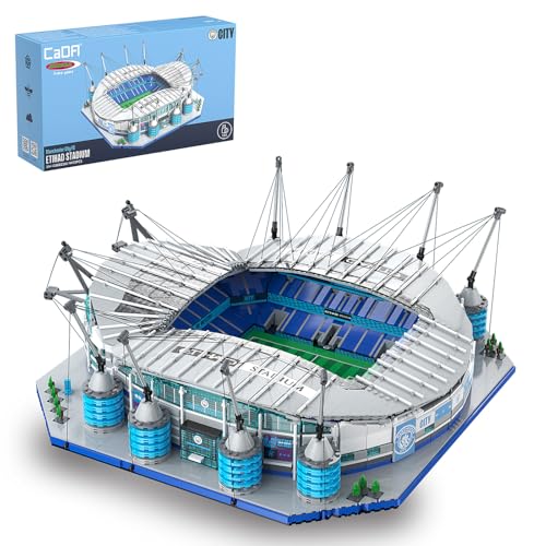 JAMARA 402904 CADA Etihad Stade Manchester City FC Bricks, à partir de 14 Ans, Jeu de Blocs de Construction, Grand modèle, Blocs de Construction, Design...