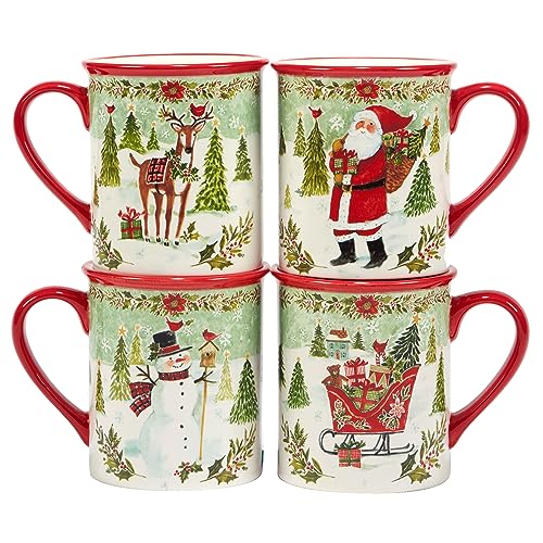 Certified-International-Joy-of-Christmas-16-Piece-Dinnerware-Set-Service-for-4-Multicolor Certified International Joy of Christmas 16 Piece Dinnerware Set Service for 4 Multicolor