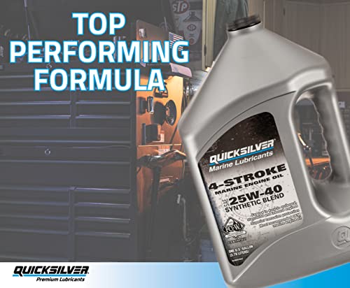 Image of Quicksilver by Mercury Marine 25W-40 Marine Engine Oil