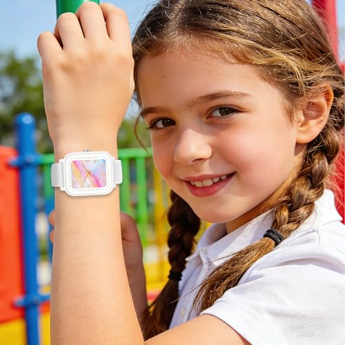 Image of Edillas Kids Teens Watch Analog Girls Boys, Waterproof Stylish Watch for Children,Students with Soft Silicone Strap for Kids Teens 4-16 Years Old