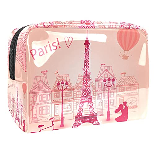Trousse de maquillage rétro multicolore 18.5x7.5x13cm pour femme