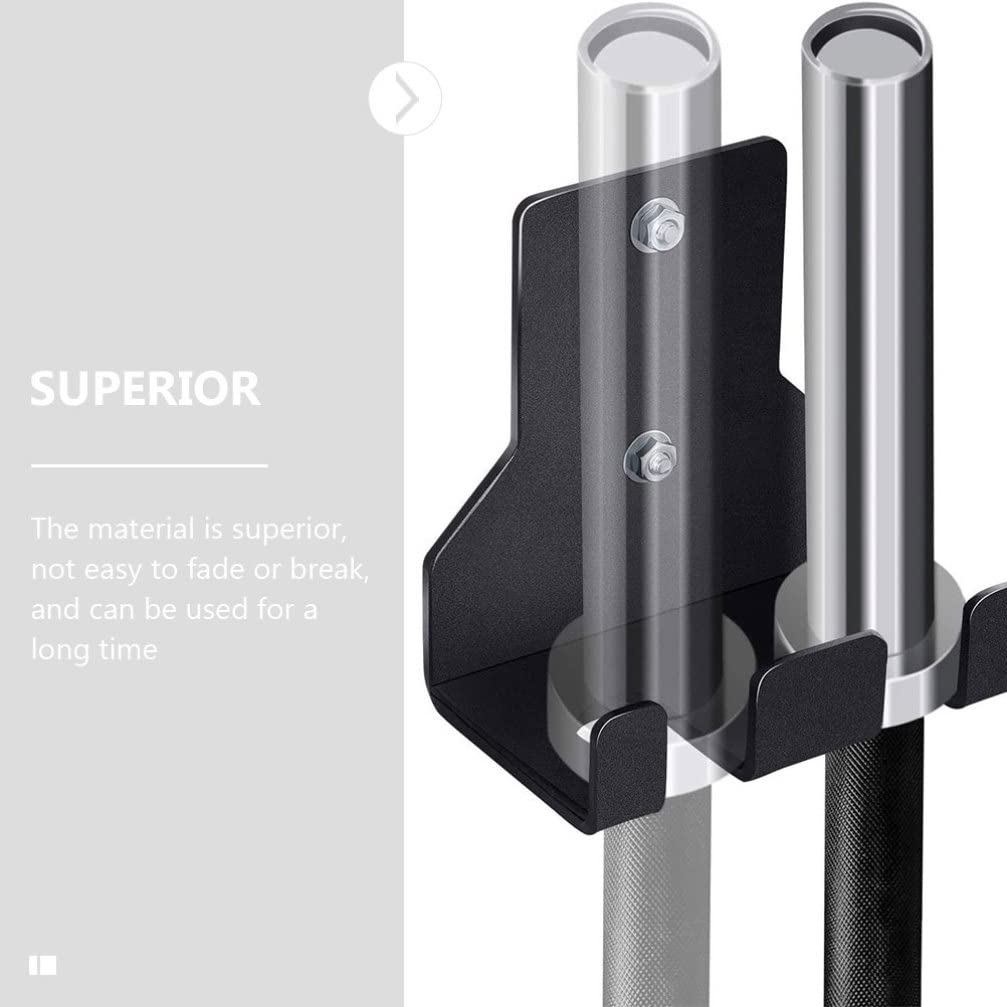 BESPORTBLE Supporto per Bilanciere Supporto per Display per Manubri con Supporto per Piastra in Acciaio Montato A Parete per Negozi di Palestre E Casa