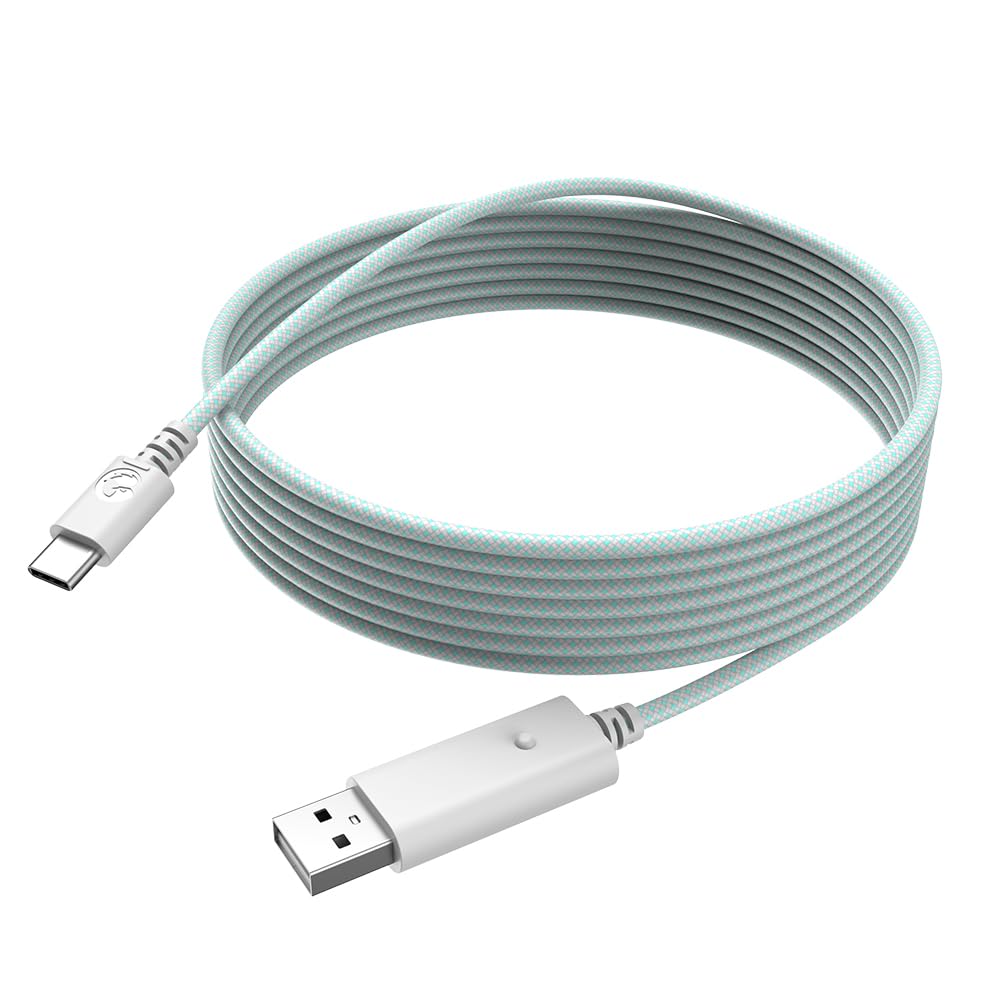 GameSir USB-C Cable for G7 SE, G7, T4 Kaleid (White & Cyan)