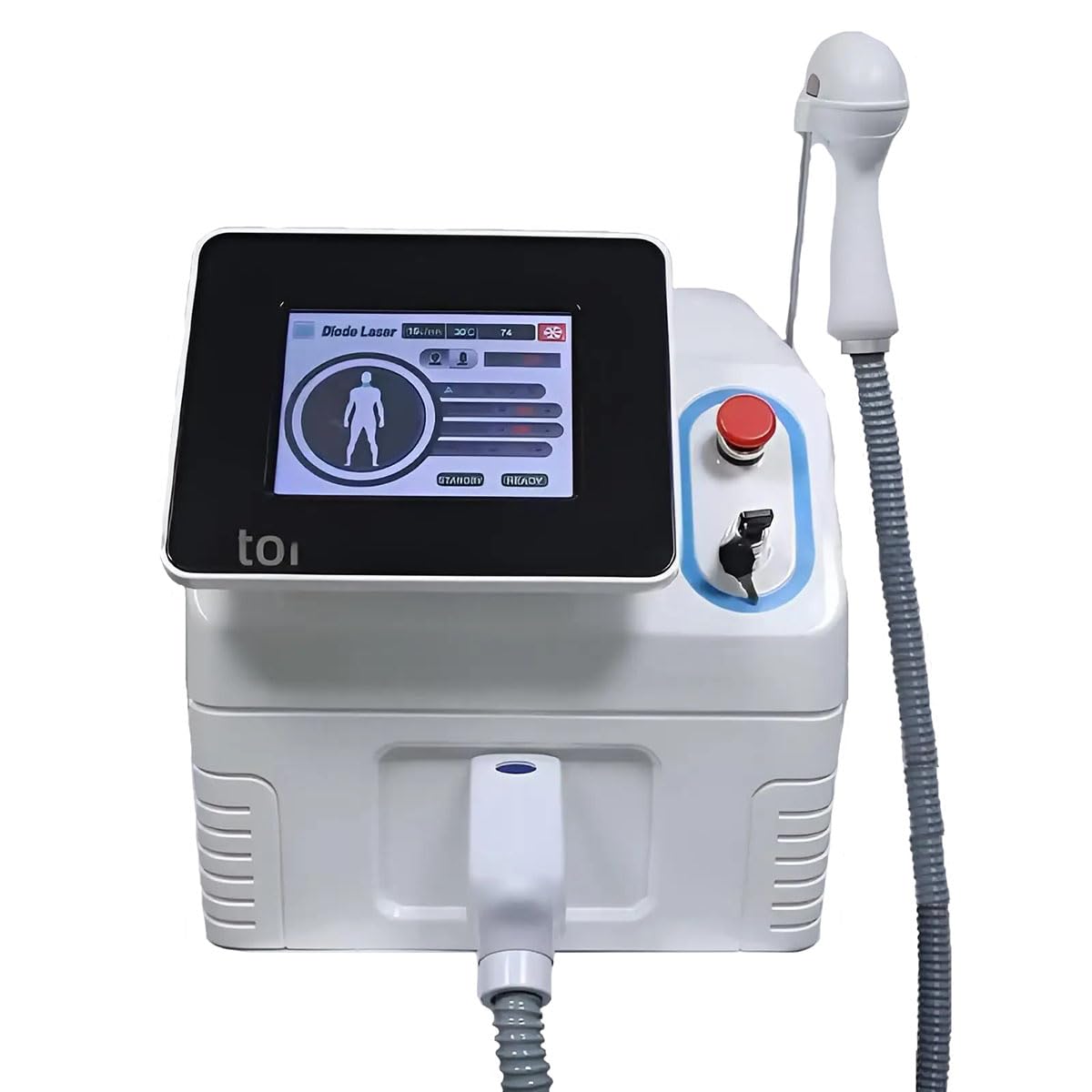 Epilatore a Tripla Lunghezza d'Onda: Potenza 755/808/1064nm per Pelle Liscia e Rimozione Peli Permanente Efficace
