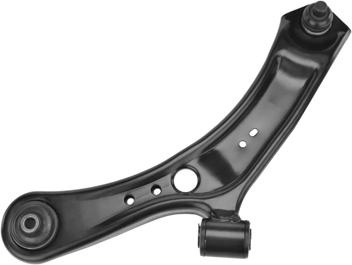 Detroit Axle - Front Left Control Arm for 07-13 Suzuki SX4, Driver Side Lower Control Arm w/Ball Joint Assembly 2007 2008 2009 2010 2011 2012 2013 Replacement