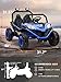 OTTARO 24V 10AH Ride on UTV Cars 2 Seater, Electric Cars Vehicles for Kids Teens,Metal Frame,EVA Wheels, 2x200W Powerful Motors, 20” Large 2 Seats, Bluetooth, Remote Control, Max Speed 4.7Mph(Blue)