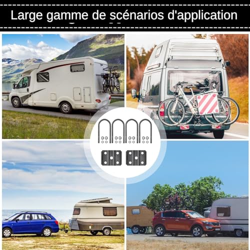 Boulons en U pour essieu de remorque en acier robuste de qualité supérieure