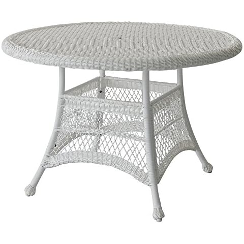 Jeco Wicker Round Dining Table Cover