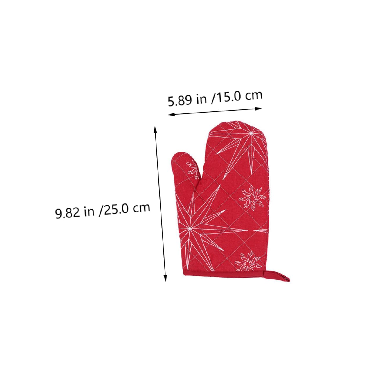 PRETYZOOM 4 Juegos Conjunto de Guantes navideños Christmas Agarraderas Aparatos de Cocina Guantes de Cocina para Horno Guante de Cocina para microondas Estera para Hornear paño